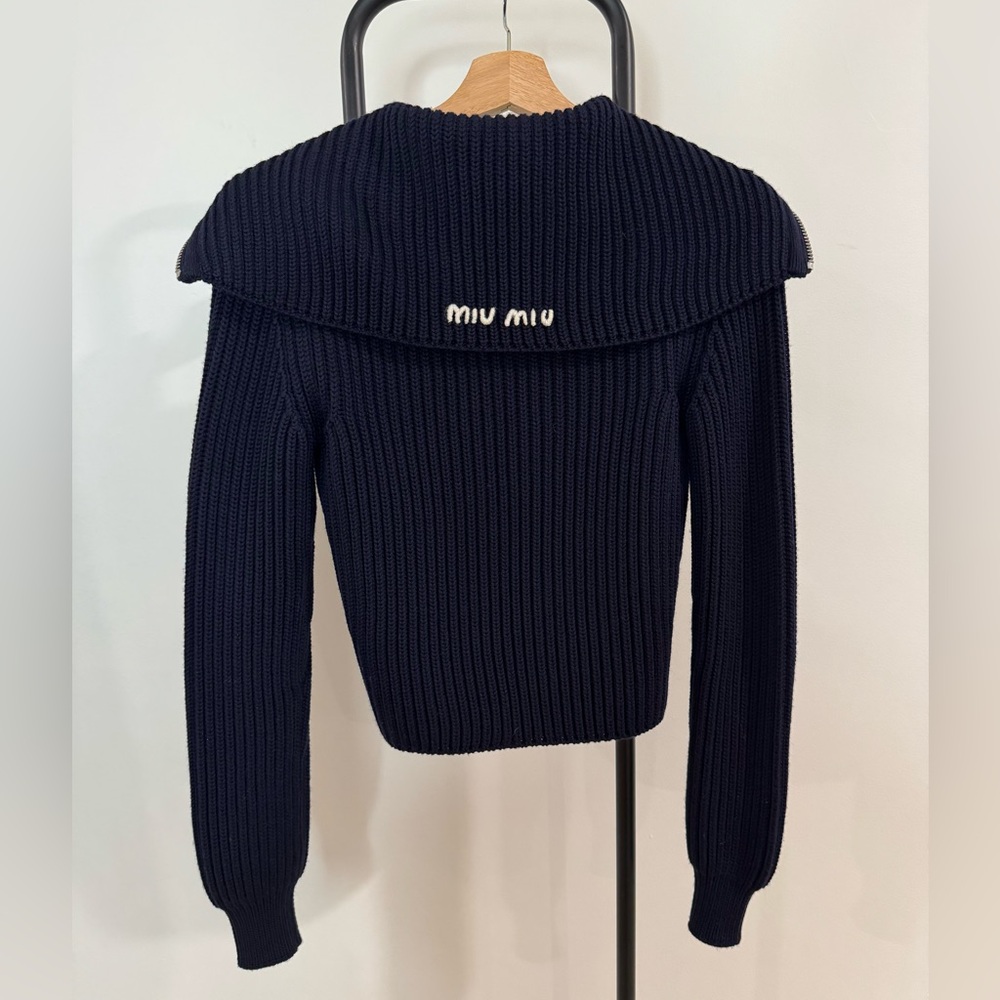 Miu Miu crop sweater